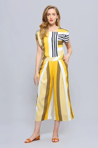 Pantaloni capri - Giallo