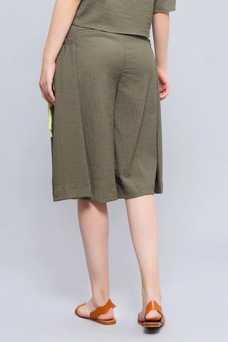 Pantaloni capri - Kaki