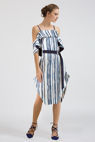 Vestido midi - Azul