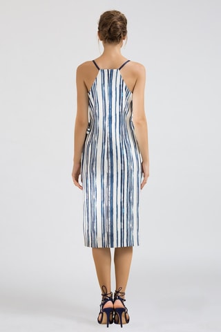 Vestido midi - Azul