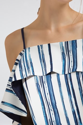 Vestido midi - Azul
