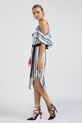 Vestido midi - Azul