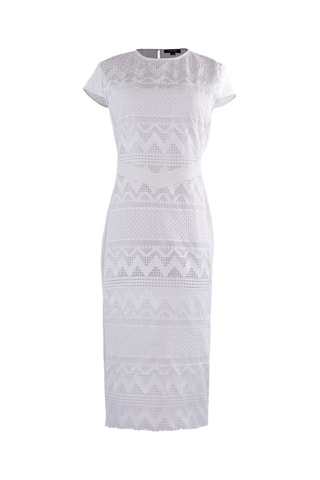 Vestido de tubo - Blanco