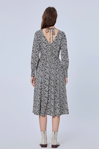 Vestido midi - Negro