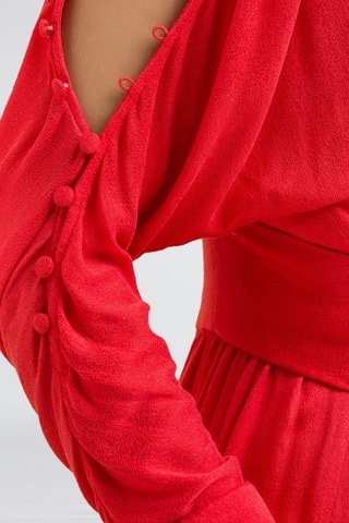 Abito midi - Rosso