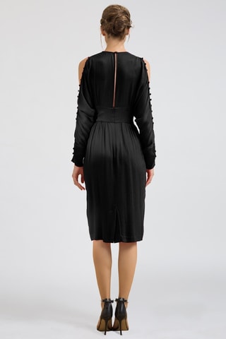 Vestido midi - Negro