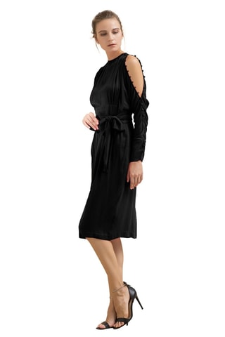 Vestido midi - Negro