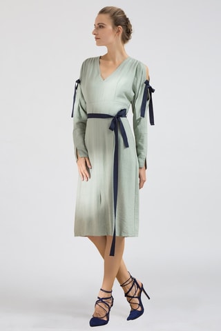 Vestido midi - Azul