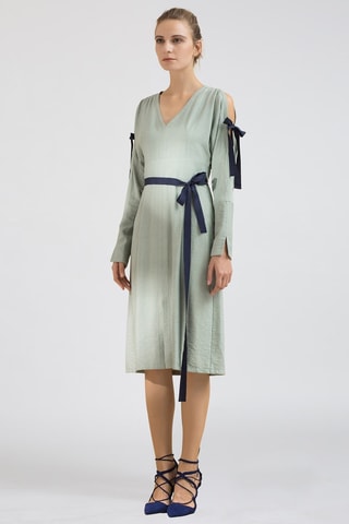 Vestido midi - Azul