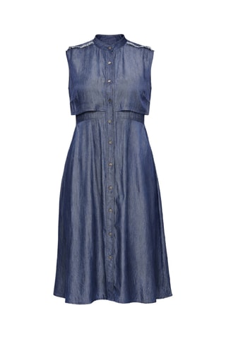 Abito a camicia in jeans - Blu