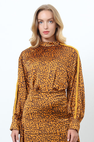 Blusa - Azul, amarillo y verde