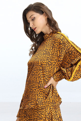 Blusa - Azul, amarillo y verde