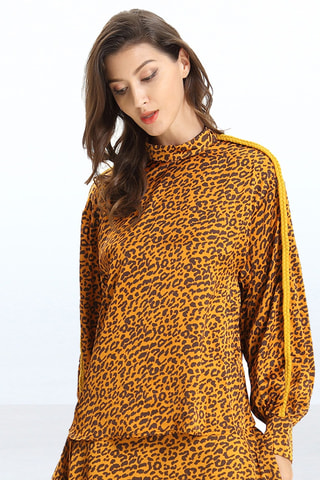 Blusa - Azul, amarillo y verde