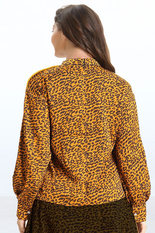 Blusa - Azul, amarillo y verde