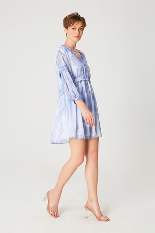 Vestido evasé - Violeta