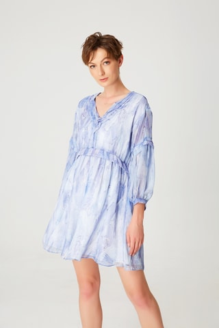 Vestido evasé - Violeta