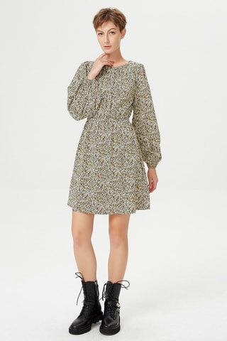 Vestido corto - Beige
