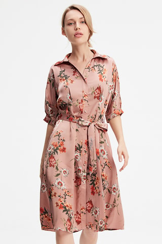 Abito a camicia - Rosa