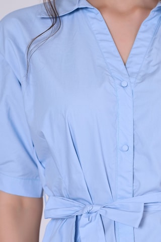 Abito a camicia - Blu