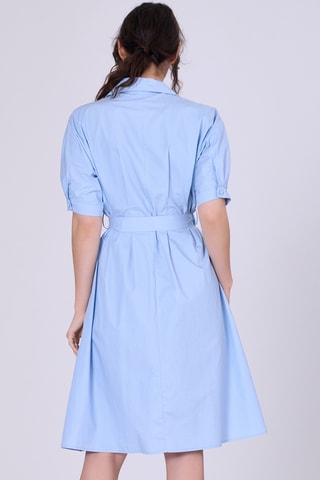 Abito a camicia - Blu