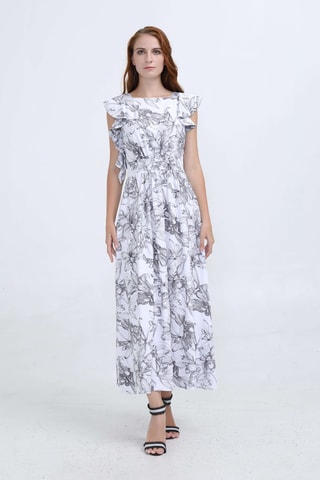 Vestido largo - Blanco
