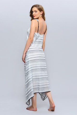 Vestido midi - Blanco