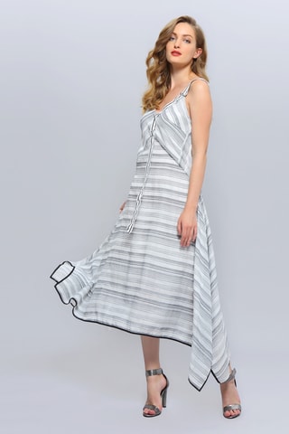 Vestido midi - Blanco
