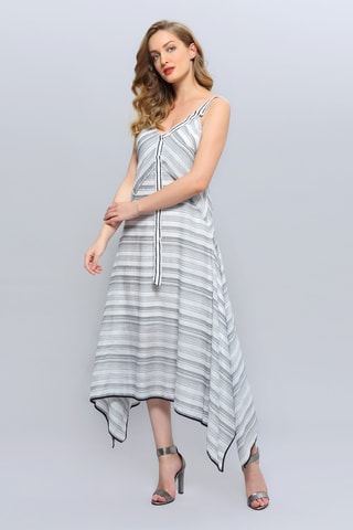 Vestido midi - Blanco