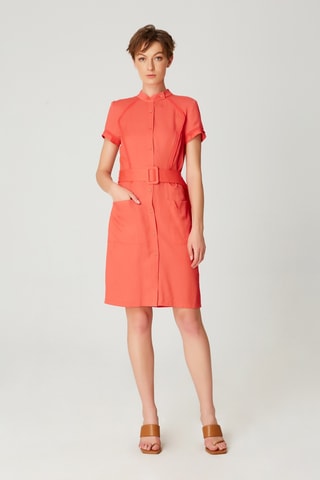 Abito a camicia - Arancione