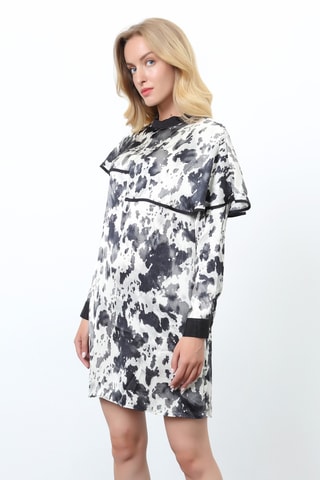 Vestido recto - Negro