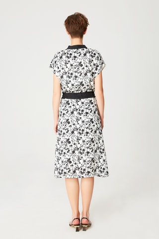 Vestido evasé - Blanco