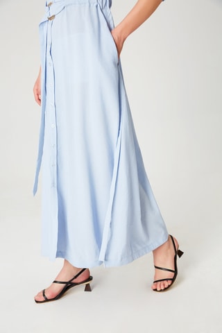 Abito a camicia - Blu