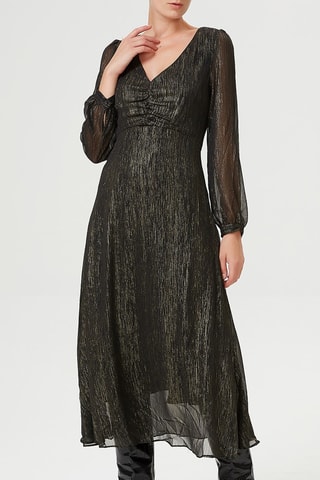 Vestido midi - Negro