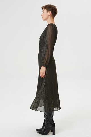 Vestido midi - Negro