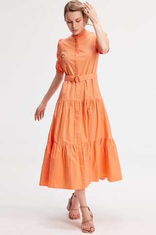 Vestido camisero - Naranja