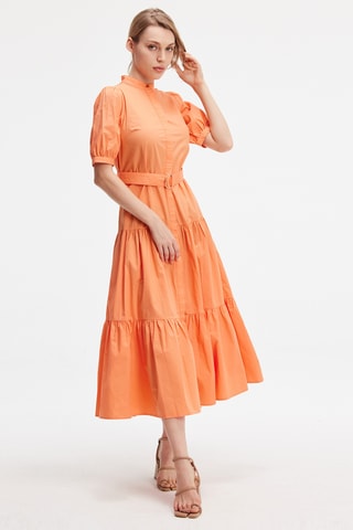 Vestido camisero - Naranja