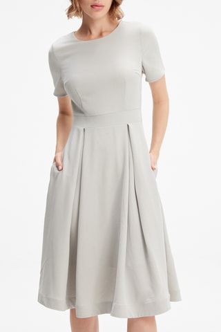 Vestido midi - Blanco