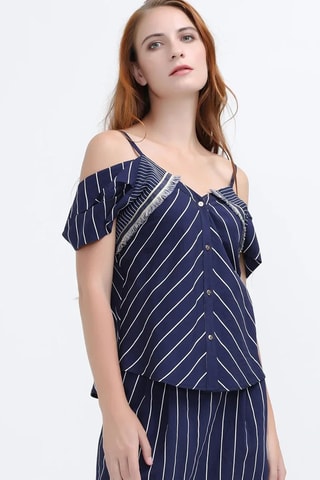 Top - Azul