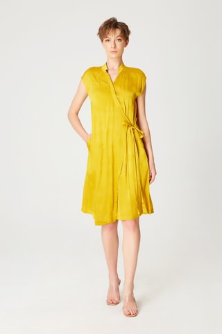 Vestido cruzado - Amarillo