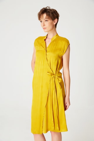 Vestido cruzado - Amarillo