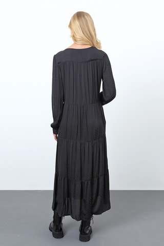 Vestido midi - Negro