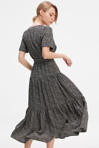 Vestido midi - Negro