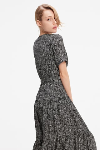 Vestido midi - Negro