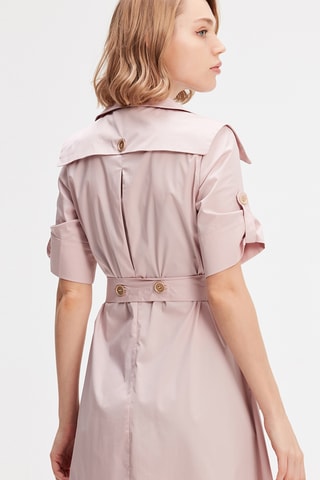Vestido cruzado - Rosa