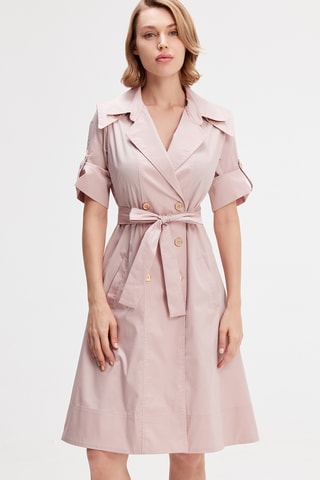 Vestido cruzado - Rosa