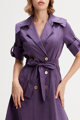 Vestido cruzado - Violeta