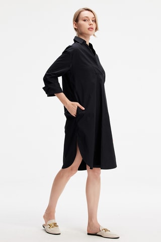 Vestido trapecio - Negro