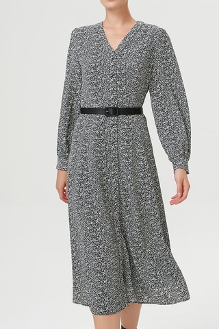 Vestido camisero - Marrón