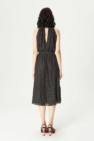 Vestido midi - Negro