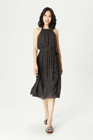 Vestido midi - Negro